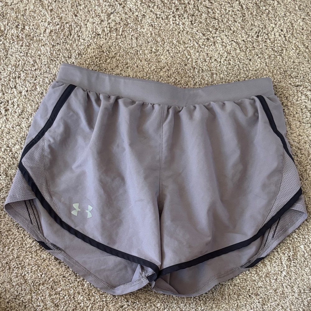 Under Armour Women's Athletic Shorts in Gray and Black